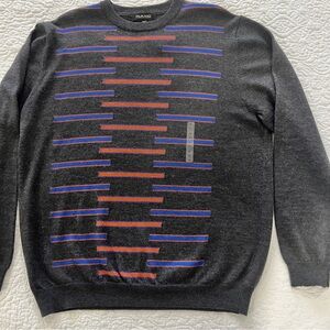 NWT Murano Men’s Crewneck Sweater 100% Merino Wool Made in Australia L